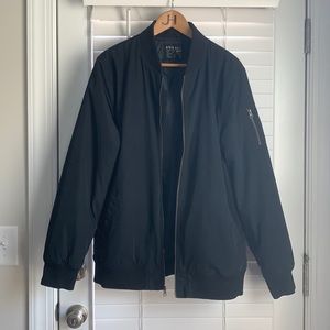 Men’s Black Bomber Jacket